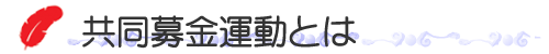 共同募金運動とは